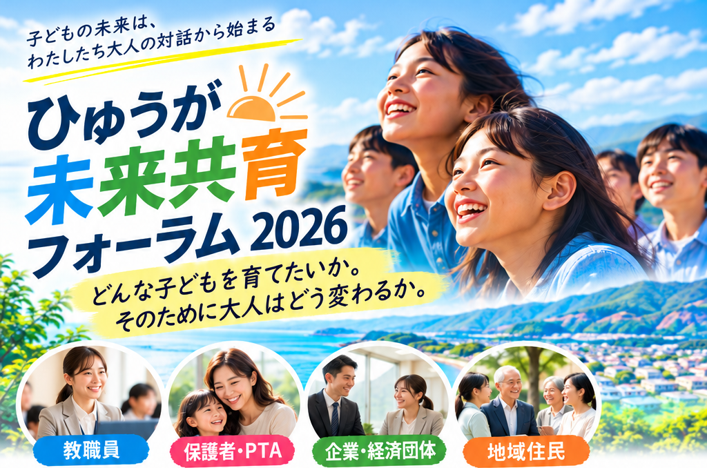 ひゅうが未来共育フォーラム2026開催のお知らせ